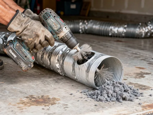 Professional duct cleaning by Mayfield Heights Dryer Vent Cleaning in Mayfield Heights